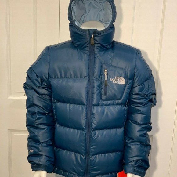 NORTH FACE - Blue, Down "Tahoe Hoody" Jacket - LAST ONE LEFT! Warm Winter Jacket - Picture 2 of 6